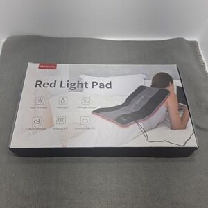Comfytemp Red Light Therapy Large Pad  12" x 24" Pulse Mode.   E